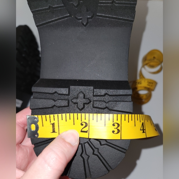 Torrid Combat Boots in Maroon Wide Width - Picture 13 of 15